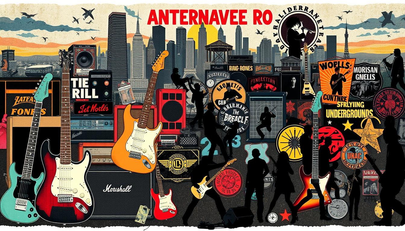 Le rock alternatif américain et ses groupes emblématiques